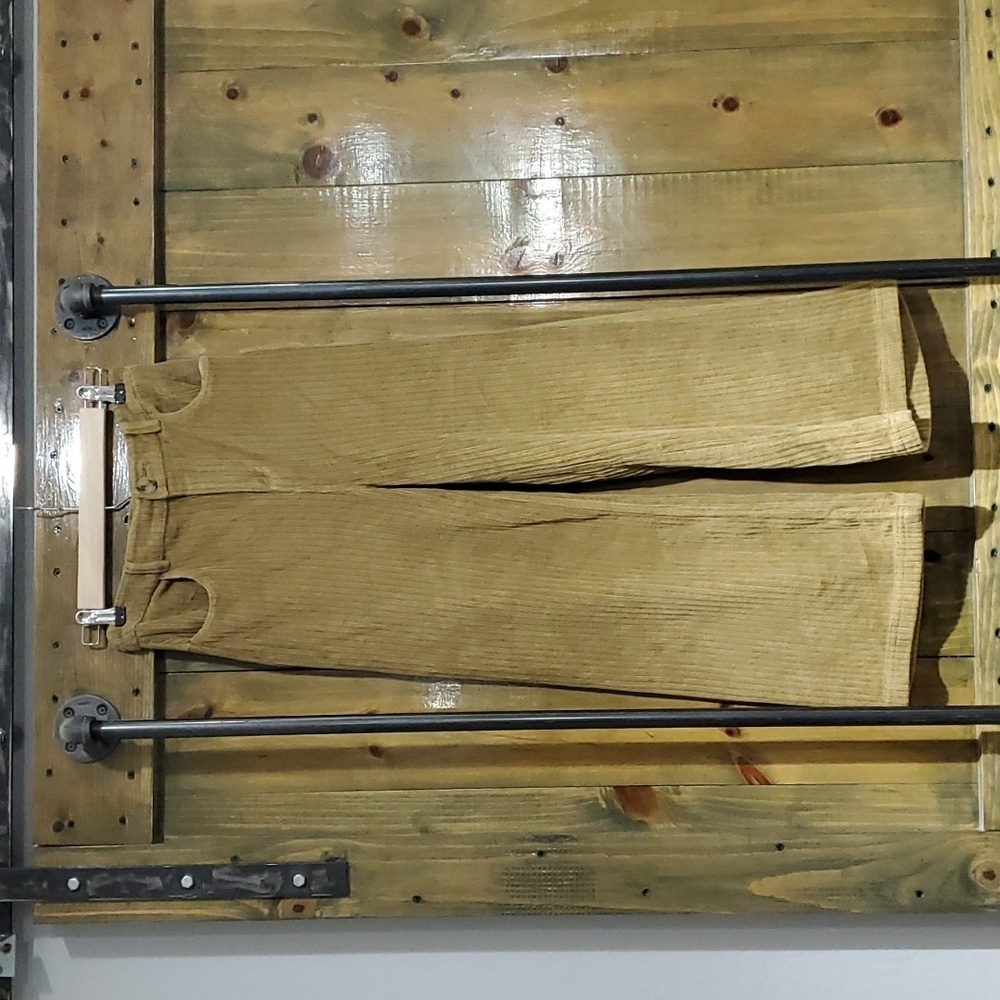 EDEN IN LOVE HONOLULU HAWAII STRETCH CORDUROY PANTS WIDE LEG TROUSERS SIZE SMALL